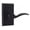 Black, variant on Weslock R7305H2--0020 Right Hand Carlow Square Half Dummy Lock Black Finish