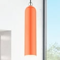 thumbnail image 4 of 46751-77 Livex Lighting Ardmore - 1 Light Pendant in Mid Century Modern Style - 5.13 Inches wide by 16.5 Inches high-Shiny Orange Finish, 4 of 8
