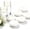 6pcs-1.7*0.8in, variant on 6 Count Unscented White Floating Water Candles, Smokeless Round Floating Candles for Romantic Event Decor