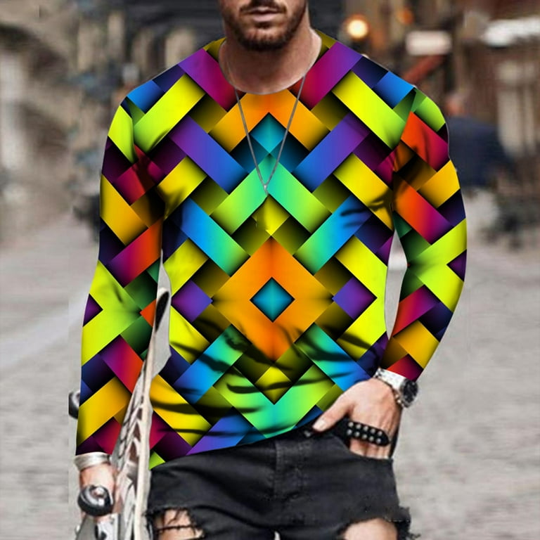 KIJBLAE Discount Men s T Shirt Round Neck Pullover Summer Cozy