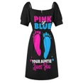 thumbnail image 5 of Pink or Blue Your Auntie Loves You Sleeveless Dress prom clothes wedding guest dress 2024, 5 of 6