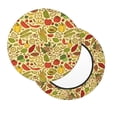 thumbnail image 2 of Balery Fruits And Vegetables Fundas de asiento para taburete de bar redondo de tela de terciopelo ajustables que protegen de arañazos y manchas para sillas de 14 a 17 pulgadas.-13 inch, 2 of 7