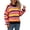 Black, variant on Aueoeo Plus Size Sweaters for Women, Women's Fall Fashion Stripe Knit Sweaters Crew Neck Long Sleeve Pullover Sweater Tops