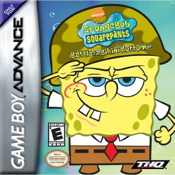 Restored SpongeBob SquarePants: Battle for Bikini Bottom Game Boy Advance, 2003 (Refurbished)
