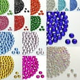 thumbnail image 1 of Jiaroswwei 2000Pcs Flat Back Resin Rhinestones DIY Phone Case Nail Decals 2/3/4/5mm, 1 of 7