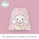 thumbnail image 1 of Neceser portátil con cordón para artículos diversos de estudiantes, diseño de dibujos animados de Sanrio Cinnamoroll, 1 of 1