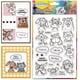 thumbnail image 1 of Hola, mejor amigo. Sellos transparentes de silicona con forma de animales: gato y perro., 1 of 9