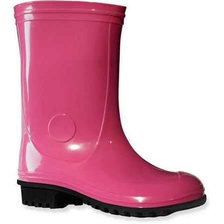 Girls' Basic Colorblock Rain Boot, size 13 - Walmart.com