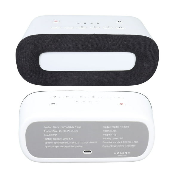 Sleep Therapy Machine5V 2A White Noise Sleep Sounds Machine Sleep Sound Device Breakthrough Technology
