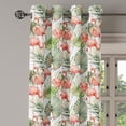 thumbnail image 3 of Ambesonne Grommet Curtain, , 50"x96", Coral Olive Green White, 3 of 5