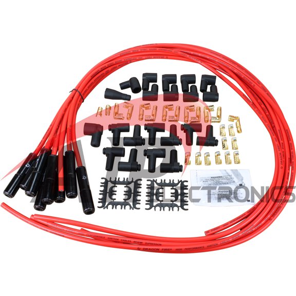 Brand New Dragon Fire 8.5mm 150 ohm/ft Universal CERAMIC Spark Plug Wire Set V8 HEI Points OEM Fit PWJ222
