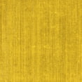 thumbnail image 1 of Ahgly Company Indoor Square Solid Yellow Modern Area Rugs, 6' Square, 1 of 4