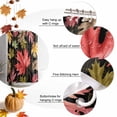 thumbnail image 5 of Autumn Red Maple Leaves Watercolor Shower Curtain for Bathroom, Gold Sketch Leaf Art Waterproof Shower Curtains Washable Quick Dry with Hooks Bathtub Curtains 72x72 IN, 5 of 6