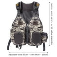 thumbnail image 2 of Bassdash Fly Fishing Vest Multi Pocket Waistcoat Adjustable Size Gifts for Men Women, 2 of 6