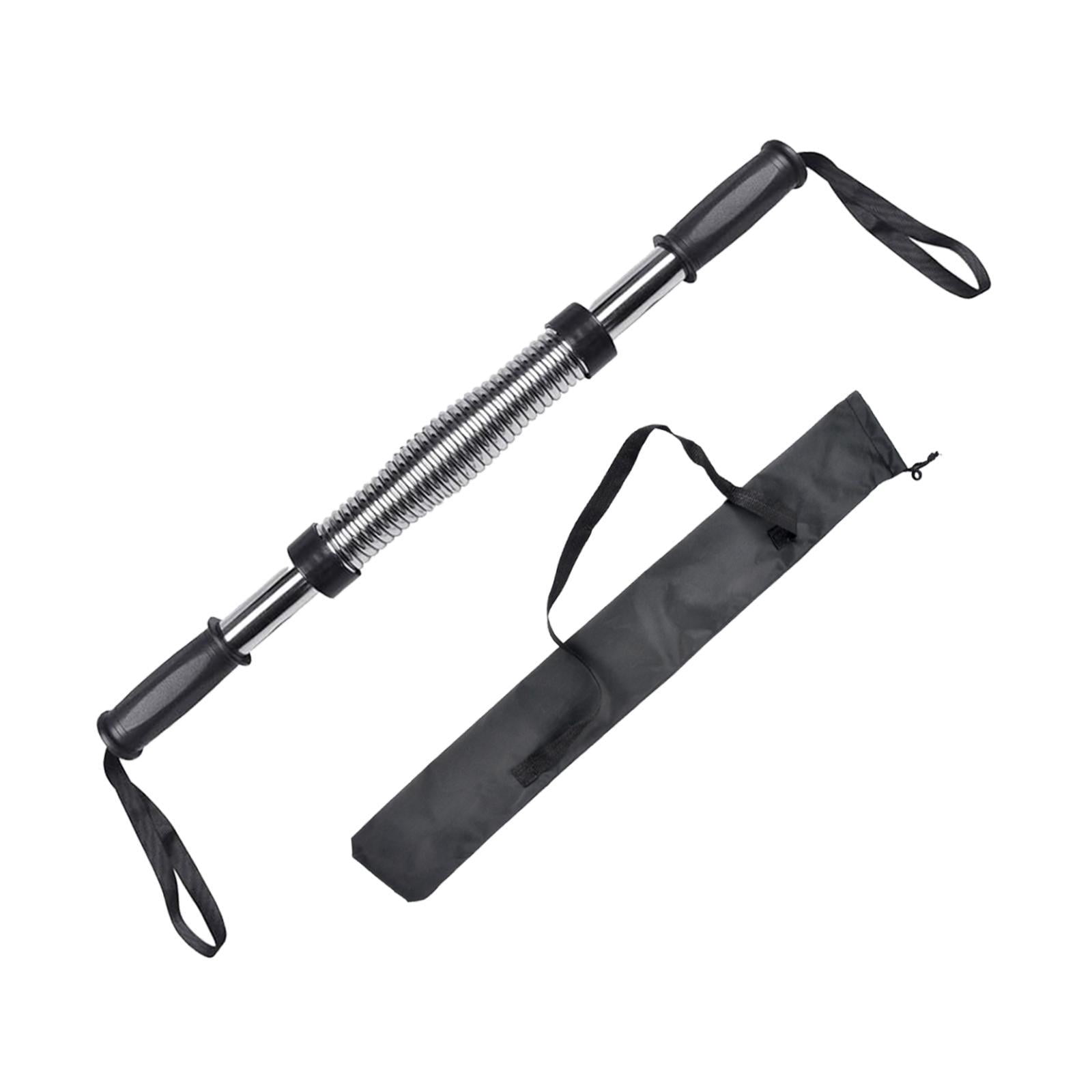 GARENDE Power Bar Chest Expander Fitness Muscle Training Upper Body Exercise 40kg Black 60cm