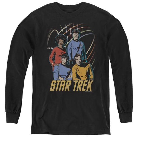Star Trek - Warp Factor 4 - Youth Long Sleeve Shirt - Small