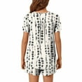 thumbnail image 5 of Women Set Sale Pj Sets for Women Short Sleeve Fashion Lounge Set Short Sleeve T Shirt with Shorts Dressy Outfits, 5 of 5