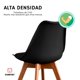 thumbnail image 3 of Set De 4 Sillas De Comedor Eames Modernas Komfort Color Negro, 3 of 5