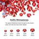 thumbnail image 2 of 1450 Pcs Strass de Hotfix Gemas de Cristal de Vidrio (Set SS6-SS30, Rojo Claro), 2 of 6