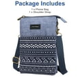 thumbnail image 5 of BKSDUEH Small Canvas Cell Phone Purse, Casual Crossbody Wallet for Women, Lightweight Shoulder Bag with Adjustable Strap, 5 of 8