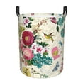thumbnail image 1 of Balery Bird Butterfly Rose Cesta de ropa redonda con asas, impermeable, independiente, para ropa, juguetes, dormitorio y familia-Medium, 1 of 6