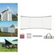 thumbnail image 5 of Parabrisas Parabrisas Cortavientos Deflector de viento Camping Fogata blanco, 5 of 9