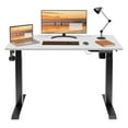 thumbnail image 7 of Sobaniilo 48''x 24'' Electric Height Adjustable Standing Desk, Home Office Sit Stand Desk Stand Up Desk with Splice Board (Black Frame+ White Top), 7 of 7