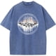 thumbnail image 3 of Camiseta de manga corta lavada Life Vibration Sonic para hombre, camiseta vintage de algodón de 230 g, blanqueada, informal, holgada, blanqueada, 3 of 4