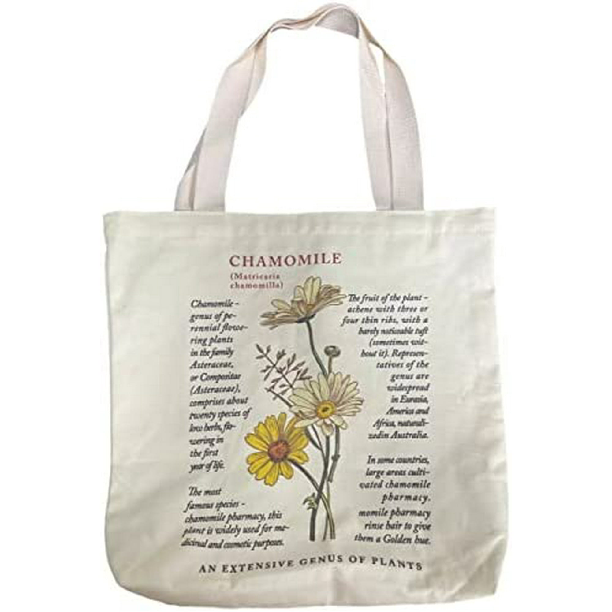 Floral Canvas Tote Bag Botanical Shopping Bag Aesthetic Flower Tote Bag Canvas Grocery Bag for Women Girl Trendy School Tote Walmart