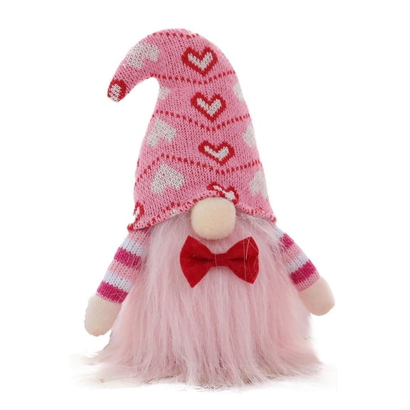 Valentines Day Decor - Valentines Gnomes Plush Decorations, Sweet Mr and Mrs Gnomes Handmade Home Decors, Cute Valentines Home Table Elf Gnomes Decor Ornaments, Lovely Valentines Day Gift