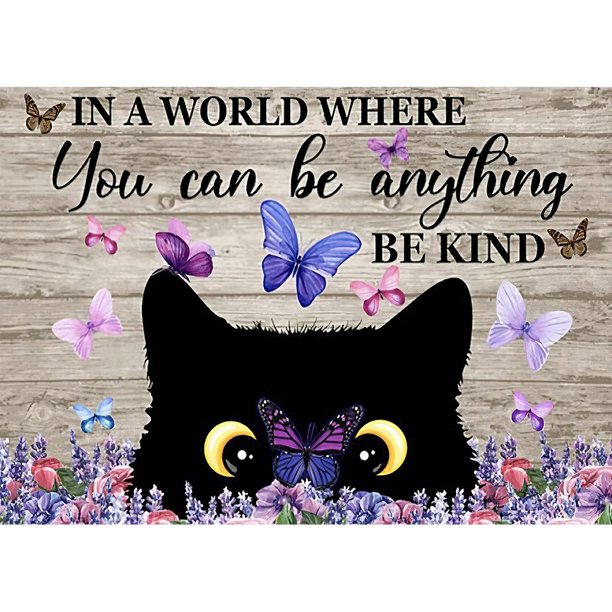 Cuadros Decorativos 5D bricolaje taladro redondo completo diamante pintura mariposa gato mosaico diamantes de imitación dibujos DQrwqpou Nuevos Originales