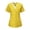 Yellow, variant on Luxalzxs Scrubs for Women Nurses Tunic Uniform Clinic Carer Short Sleeve V-Neck Protective Clothing Tops with Pockets
