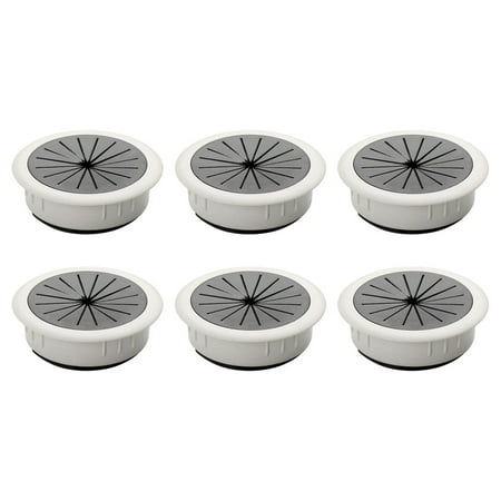 

6Pcs Desk Cable Wire Grommet PC Computer Desk Cable Hole Cover Organizers