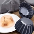 thumbnail image 5 of 12-pack Äggtarteform 7,5 cm Mini Kakform Kolstål Pannkakspanna (Svart), 5 of 5