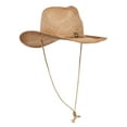 thumbnail image 1 of Top Headwear Outback Tea Stained Shapeable Raffia Straw Hat, 1 of 2