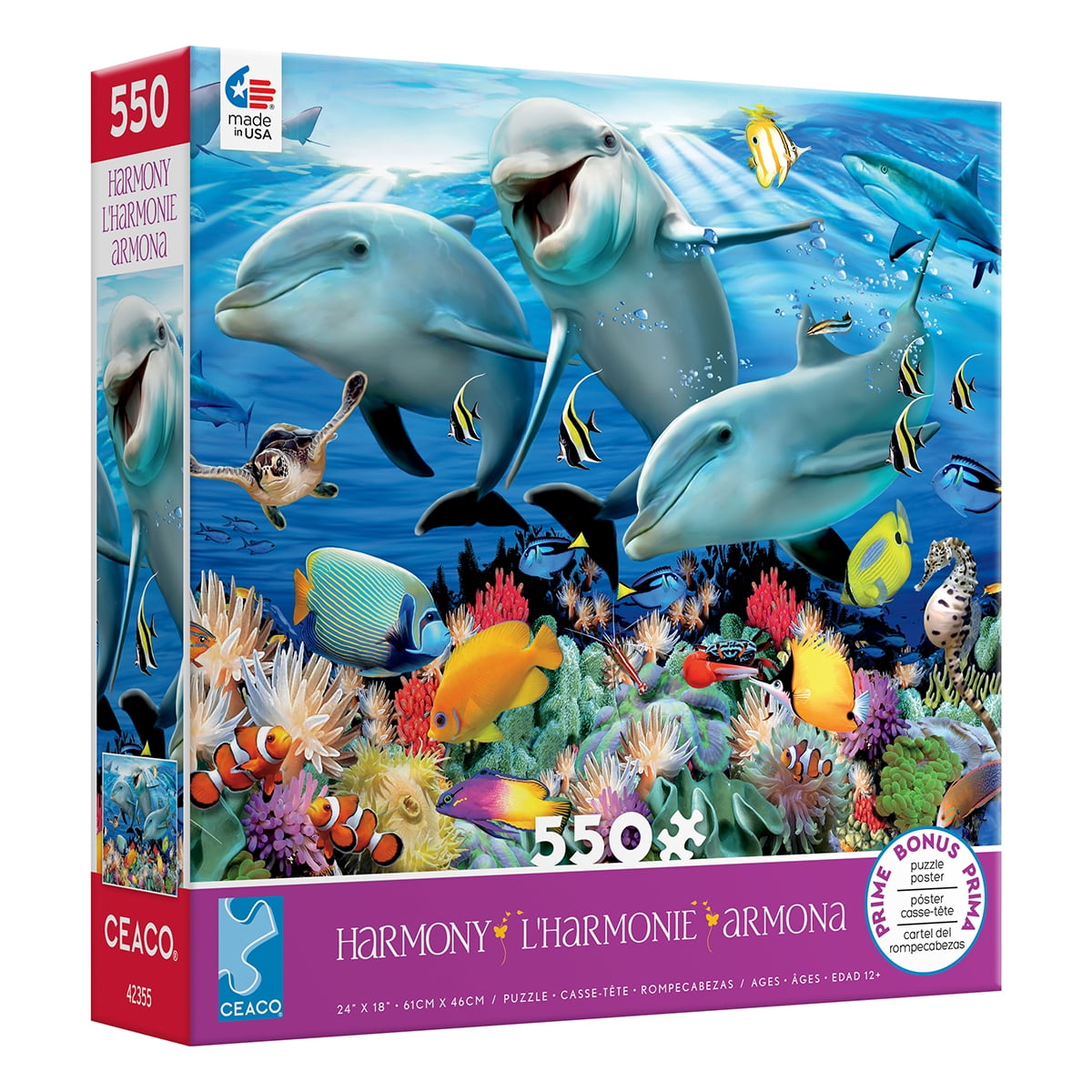 Ceaco SELFIES Jigsaw Puzzle Bear Essentials Howard Robinson 550 Pcs for sale online 