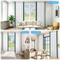 thumbnail image 6 of Nanqianyi Room Darking Blackout Curtains,2 Panels,Grommet Top,42x96 Inch,Dark Green Stripe,Thermal Insulated Window Drapes, 6 of 8