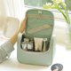 thumbnail image 3 of Bolsa de maquillaje, bolsa de viaje para cosméticos, bolsa de mano portátil para cosméticos para mujer, bolsa de artículos de tocador grande, organizador, 3 of 5