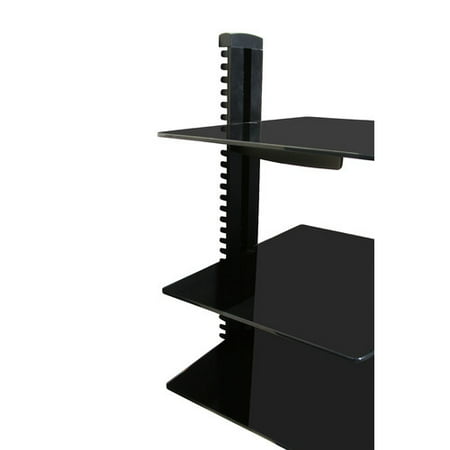 Upc 661799634588 Wall Mounted Av Component Shelving System With 3 Upc 661799634588 Product Image For Mount It Wall Mounted Av Component Shelving System With 3