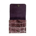 thumbnail image 4 of Wine Turtleback Slim Leather Unisex Wallet/ Leather Card wallet / Leather Cash Wallet, 4 of 5