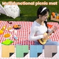 thumbnail image 2 of OIUR Extra Large Picnic Blanket Waterproof Sand-proof Thickened Easy to Carry Foldable Outdoor Picnic Mat Beach Blanket, 2 of 6