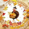 thumbnail image 5 of SLYNSHome 10Pcs Thanksgiving Party Supplies Paper Plates 7 inch Disposable Pumpkin Maple Autumn Harvest Plates for Thanksgiving Fall Decorations, 5 of 7