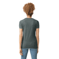 thumbnail image 5 of Gildan Softstyle Women’s T-Shirt, Semi-fitted 100% ring-spun cotton Tee, Dark Heather Shirt Size-M, 5 of 5