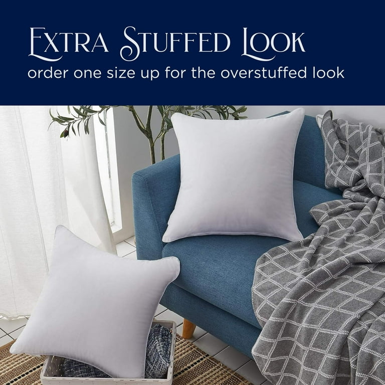 Overstuffed throw pillows hot sale
