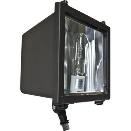 

Dabmar Lighting DF5500 11 x 9 x 7.63 in. 120 V 35 watts Powder Coated Cast Aluminum Medium Flood Fixture with High Pressure Sodium Lamp Bronze