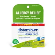 Boiron Histaminum Hydrochloricum 30C Bonus Pack, Homeopathic Medicine for Allergy Relief, Hay Fever, Hives, Indoor & Outdoor Allergies, 240 Pellets
