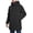 Black, variant on Long Winter Coat Men Pioneer Camp Waterproof Thicken Hooded