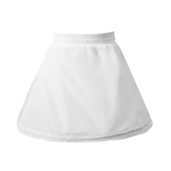 OUNONA Girls White Petticoat Underskirt for , Soft Tulle Skirt for Birthday Party and Special Occasions
