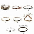 thumbnail image 3 of Yokua Cowboy Hat Bands Western Hat Band Fedora Hat Leather Hat Bands Straw Hat Bands, 3 of 18