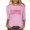 Z2 Pink, variant on Maplenight Valentine's Day 3/4 Sleeve Shirts for Women Loose Casual Crewneck Cute Tops Funny Graphic Tees Blouse